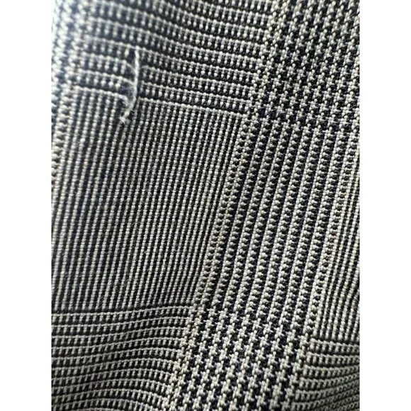 Christian Dior Vintage Men 48L Suit Jacket Coat Blazer Plaid Parisian Luxury Ivy - Picture 7 of 16